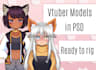 draw vtuber model in PSD, ready to rig