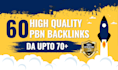 do 60 quality da50 homepage backlinks