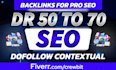 do high DR 50 to 70 dofollow backlinks