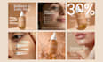 design creative social media posts, web banner ads