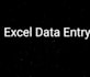 do excel data entry