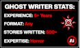 write terrifying horror stories for any format without ai