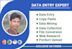 do data entry, copy paste, web research and product upload