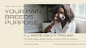 help you write out personal trauma blogs and articles