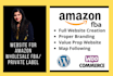 build a website for your amazon wholesale business