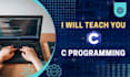 teach c programming with projects