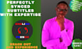 add english or french subtitles, and captions to your video