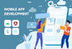 develop android app with native, react native flutter