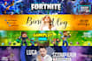 design social media banner, logo for youtube, facebook
