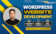 do wordpress website development, website design or redesign website