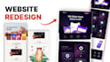 redesign your landing page or website using webflow