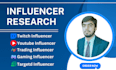 provide 5k, or 10k twitch, youtube, and instagram influencer leads email list