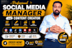 be your social media manager and marketer