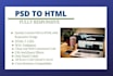 convert PSD to HTML,CSS,bootstrap 5 responsive website front end design