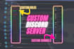 make your very own custom discord server