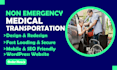 design a non emergency medical transportation nemt website