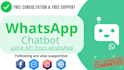 create whatsapp chatbot via whatsapp bot api, facebook messenger bot