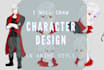 draw your character design