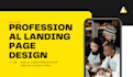 do professional landing page design