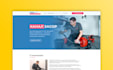 design the landing page in figma