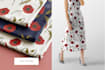 create a seamless pattern design, textile design