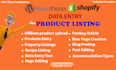 uploading products, products seo and upload content service in wordpress shopify