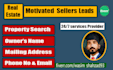 provide real estate motivated seller leads with skip tracing