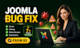 fix customize and develop your joomla website professionally
