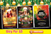do professional christmas flyer, event flyer in 5hours
