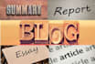 write research article blogpost essay report summary