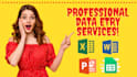 do data entry, copy paste, web research, and excel data entry