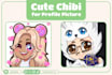 drawing cute chibi for the profile picture and illustration