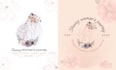 design a unique feminine hand drawn logo with boho line art