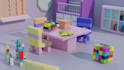 do a low poly isometric room