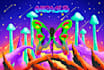 create trippy psychedelic illustration for album cover