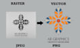 do redesign, vectorize, fix, and make a transparent logo
