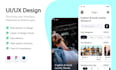 design UI UX for mobile app