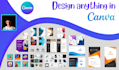 create any design using canva