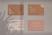 design feminine thank you cards and packaging