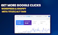 do on page SEO of wordpress and shopify, meta tags, and image alt tags