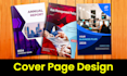 create cover page design for ebook, report, and assignment