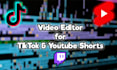 edit your videos into clips for tiktoks and youtube shorts