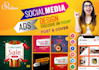 provide 30 creative social media designs and posters