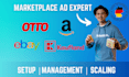 manage your marketplace ads on otto, kaufland, ebay, amazon