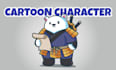 draw cute cartoon animal characters or mascot