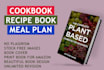 write and design recipes book, cookbook, meal plan, diet plan