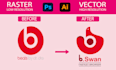 redesign, remake and modify the logo designs