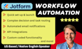 automate your workflow using jotform