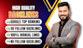 provide off page SEO contextual backlinks, white hat link building, do, nofollow