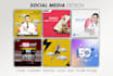 design social media posts and covers